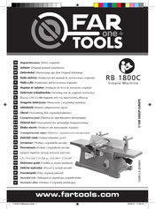 Far Tools RB 1800C Traduccion Del Manual De Instrucciones Originale