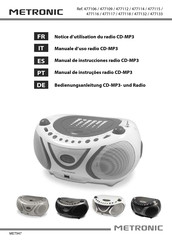 Metronic 477132 Manual De Instrucciones