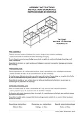 Hudson & Canal TV0631 Instructions De Montage