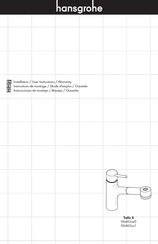 Hansgrohe Talis S 064621 Serie Instrucciones De Montaje / Manejo / Garantía