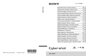Sony Cyber-shot DSC-W620 Manual De Instrucciones