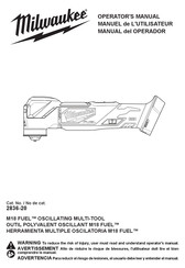 Milwaukee 2836-20 Manual Del Operador