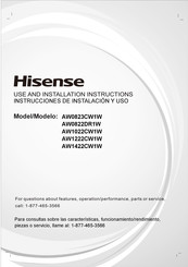 Hisense AW1022CW1W Instrucciones De Instalacion Y Uso