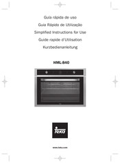 Teka HML-840 Guía Rápida De Uso