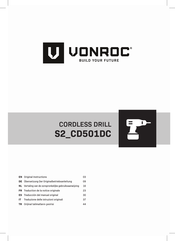 VONROC S2 CD501DC Traducción Del Manual Original