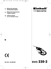 Einhell Bavaria BWS 230-2 Manual De Instrucciones