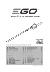 Ego Power+ PSA1000 Manual Del Operador