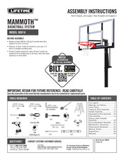 Lifetime MAMMOTH 90916 Instrucciones De Montaje