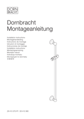 Dornbracht 26 413 370-FF Instrucciones De Montaje