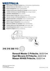 Westfalia 316 319 300 113 Instrucciones De Montaje Y Uso