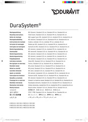 DURAVIT DuraSystem WD1011 000 000 Instrucciones De Montaje