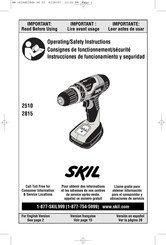 Skil 2510 Instrucciones De Funcionamiento Y Seguridad