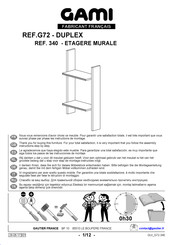 Gami DUPLEX G72 340 Instrucciones De Montaje