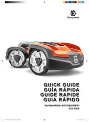 Husqvarna AUTOMOWER 535 AWD Guía Rápida