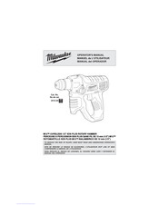 Milwaukee 2412-20 Manual Del Operador