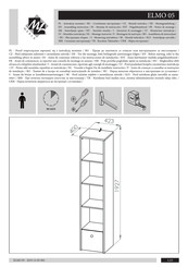 ML MEBLE ELMO 05 Instrucciones De Montaje