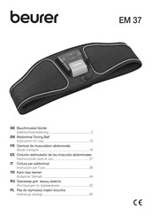 Beurer EM 37 Instrucciones Para El Uso