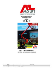 Alo Lift 15 AJ Serie Uso Y Mantenimiento