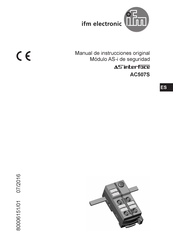 IFM Electronic Asinterforce AC507S Manual De Instrucciones