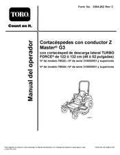 Toro 78922 Manual Del Operador