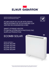 Elnur Gabarron ECOMBI SOLAR ECO15 SOLAR Instrucciones De Instalación