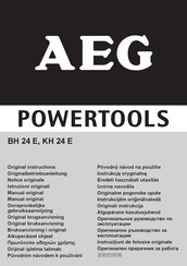 AEG BH 24 E Manual Original