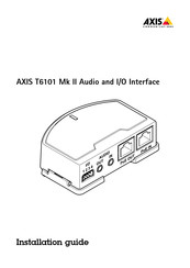 Axis T6101 Guia De Instalacion