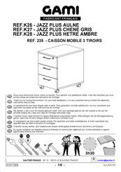 Gami JAZZ PLUS AULNE K26 235 Instrucciones De Montaje