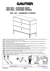 Gami INTENSE NOIR B41 160 Instrucciones De Montaje