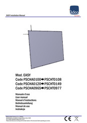 ADEO SCREEN EASY PSCHT0108 Manual De Uso