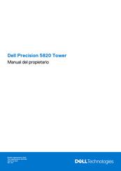 Dell Precision 5820 Tower Manual Del Propietário
