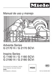 Miele Inspira G 2180 SCVi Manual De Uso Y Manejo