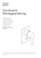 Dornbracht 36 120 840-FF Instrucciones De Montaje