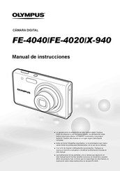 Olympus FE-4040 Manual De Instrucciones