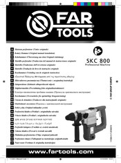 Far Tools SKC 800 Traduccion Del Manual De Instrucciones Originale