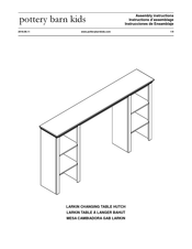 Pottery Barn Kids LARKIN Instrucciones De Ensamblaje