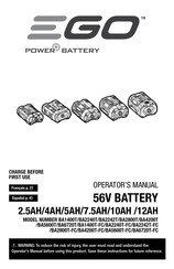 EGO POWER+ BA2800T-FC Manual Del Operador