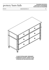 Pottery Barn Kids ELSIE Instrucciones De Ensamblaje