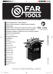 Far Tools RD 254 Traduccion Del Manual De Instrucciones Originale