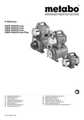 Metabo HWW 4000/25 Inox Manual Original