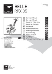 Altrad Belle RPX 35 Manual Del Operador