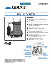 Little Giant 6E-CIA-RFSN Manual Del Usuario