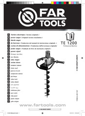 Far Tools TE 1200 Traduccion Del Manual De Instrucciones Originale