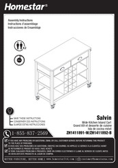 HomeSTAR Salvin ZH1411891-W Instrucciones De Ensamblaje