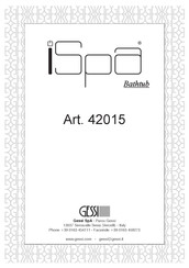 Gessi iSpa 42015 Manual De Instrucciones