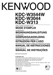 Kenwood KDC-W3044 Manual De Instrucciones