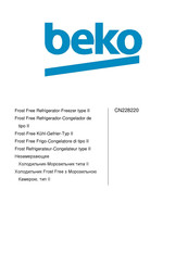Beko CN228220 Manual De Instrucciones