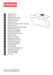 Franke FMA PRO 907 BK/BK MATT Manual De Uso