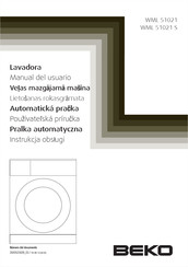 Beko WML 51021 Manual Del Usuario