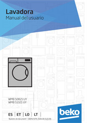 Beko WMB 51021 UY Manual Del Usuario